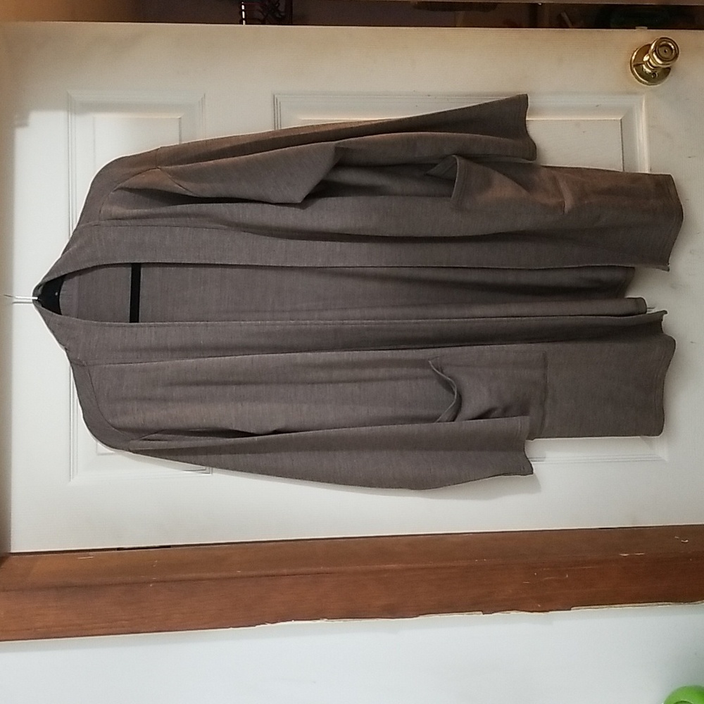 Wool X Long Cardigan Large